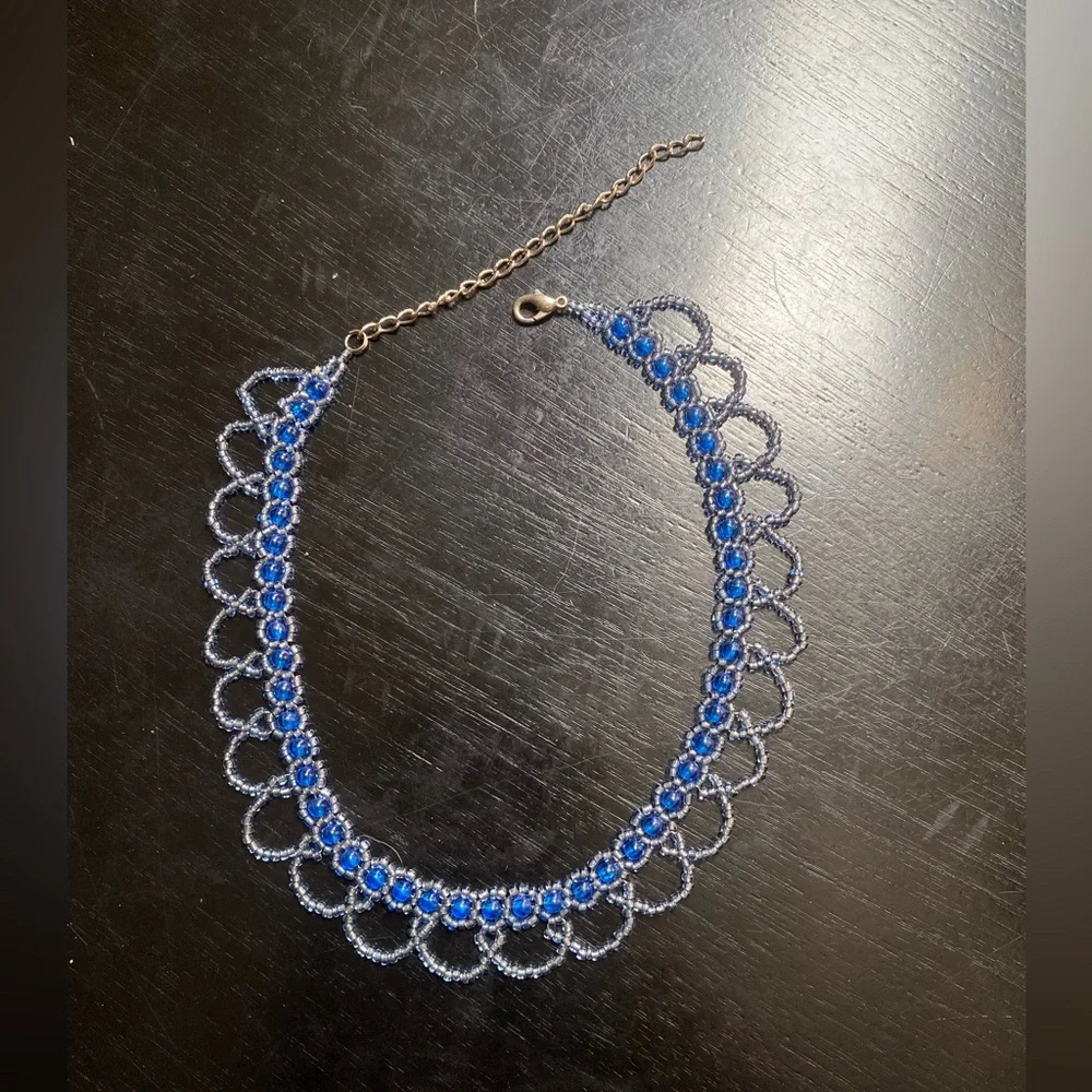 y2k beaded choker necklace - Picture 2 of 5